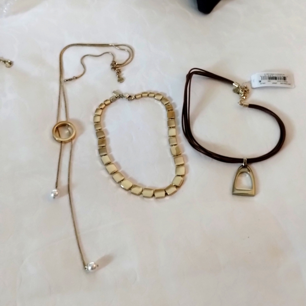 3 necklaces for the price of one one brand new with tags